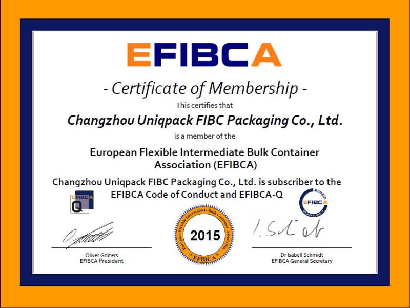 EFIBCA - Uniqpack FIBC Packaging Co., Ltd.