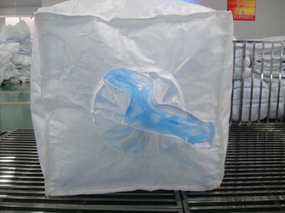 China Flexible big pp Food Grade PP fibc Bags pp container bag of 4 loops for sale