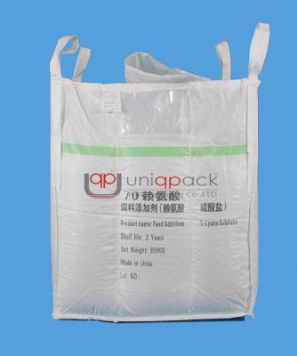 China Plastic Woven Industrial Bulk Bags Q NET Baffle for Packaging L-Lysine for sale