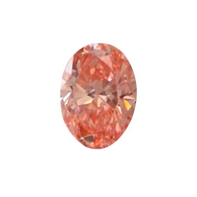 China IGI lab grown diamonds like pink oval diamonds CVD hpht 0.5-10ct oval cut for sale