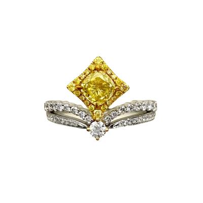 China CLASSIC Lab Developed Customization CVD Hpht Diamonds 18k 14k Gold Rings for sale