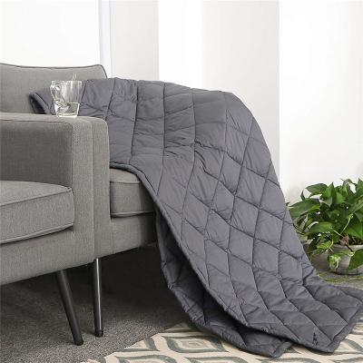 China Anxiety Relief Custom Quilted Quilt Blanket Weighted Blankets Bedding Blanket For Home for sale