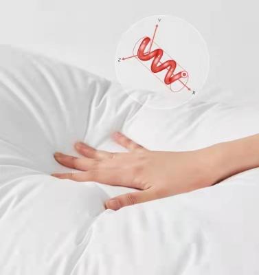 China Ergonomic anti-static pillow for the bedroom 100% bamboo filling pillow for sale