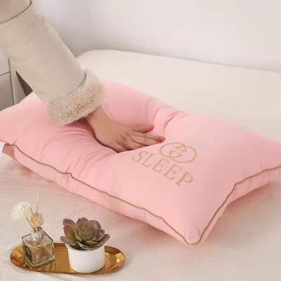 China Queen Anti-Static Pillow For Living Room 100% Bamboo Filling Pillow for sale