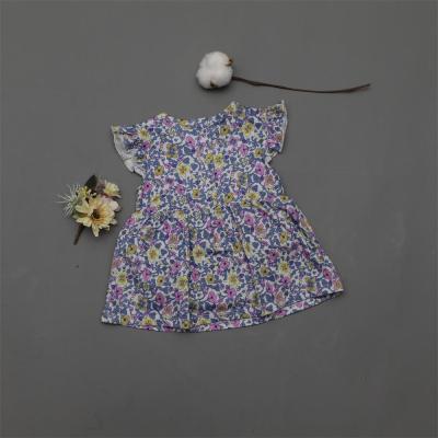 China 2021 viable new fashion cotton hot selling 100% sleeveless jumpsuit summer clothes baby's skirt for sale