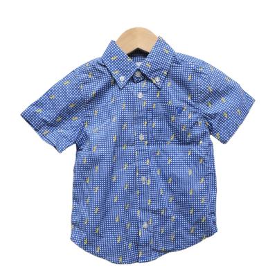 China Baby Kids Children Girls Lovely Breathable Shirt Short Sleeve Fashionable Top Blouse for sale