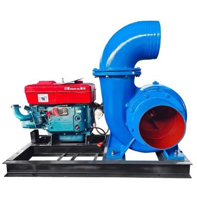 China Large Flow 200HW-12 High Flow Diesel Irrigation Agricultural Water Pumps 8 Inch Diesel Engine Mixed for sale