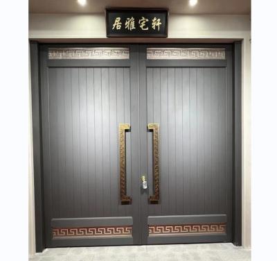 China Street Modern High Quality Modern Aluminum Door Base Track House Entrance Anti Theft Security for sale