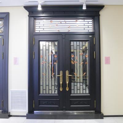 China 2022 Luxury Villa Anti-theft Front Entrance Security Gates Homes Exterior Residential Zinc Alloy Steel Zinc Alloy Entrance for sale