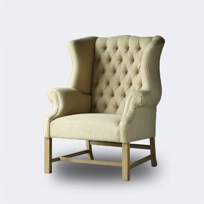 China Fashion Design Style Fabric+Oak French Provincial Fabric+Oak Leisure Chair for sale