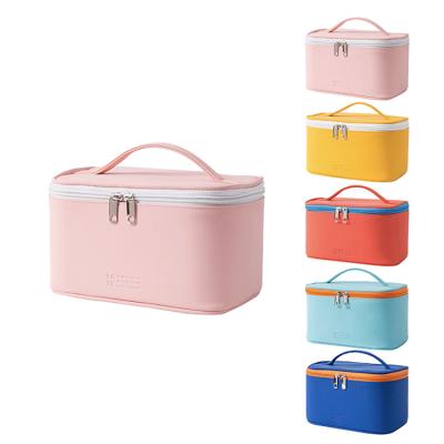 China Durable/Fashion Waterproof PU Leather Makeup Bag/2020 Fashion Design Rose Eco-friendly Cosmetic Bag for sale