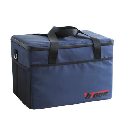 China Large Waterproof 47L Picnic Insulated Portable Cooler Bag Food Delivery Cooler Bag With Logo for sale