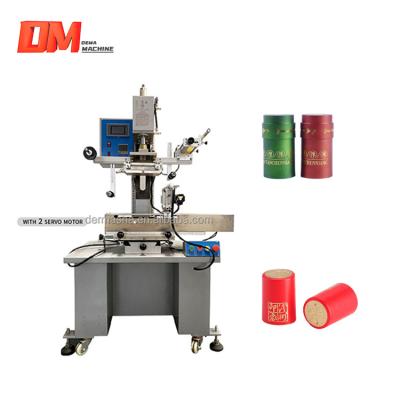 China Plastic Bottle Cups Bottle Hot Stamping Machine Emboss Logo Stamping Machine Heat Transfer Machine For Plastic Water Bottles for sale