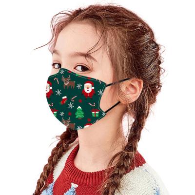 China Wholesale Reusable Christmas Washable Printed Face Masks Breathable Washable Custom Design Cartoon And Letter Face Party Mask Christmas Face Masks for sale