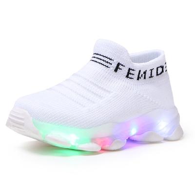 China Wholesale New Design Fashion Anti-odor Kids Sports Shoes Kids Led Flash Shoes for sale