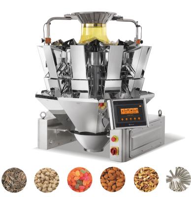 China 5L Hopper 10 Head Multihead Combination Weigher With 10 Inch Touch Screen for sale