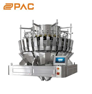 China 32Head High Accuracy Mixied Dry Fruits Multihead Weighers Work with Pouch Bag Packing Machine for sale