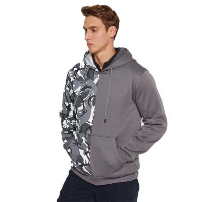 China Autumn And Winter Patchwork Camouflage Breathable Hoodies Loose Casual Sweatshirt Pullover Hooded Men's Hoodies And Sweatshirts for sale