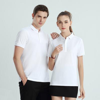 China LOGO Mens Polo Shirt Solid Color Breathable 100% Cotton Custom Men's T-shirt Polo Sleeve Shorts for sale