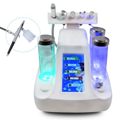 China Exfoliators 7 in 1 Facial Massager Skin Care Cleanser Microdermabrasion Jet Oxygen Water Machine for sale