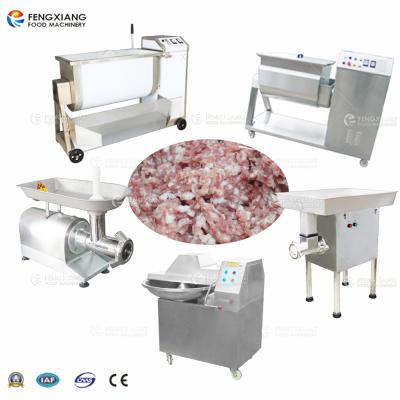 China Meat Processing Equipment Commercial Stainless Steel Electric Meat Grinder Mixer Machine Meat Processing Grinding Machine for sale