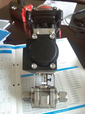 China swagelok ball valves actuator pneumatic actuator on off valves actuator spring return scotch yoke pneumatic actuator for sale