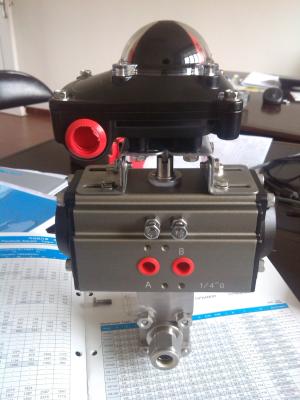 China swagelok ball valves actuator pneumatic actuator on off valves actuator spring return scotch yoke pneumatic actuator for sale