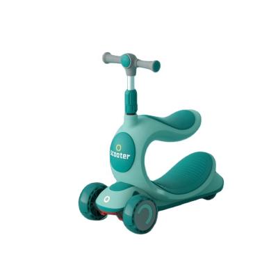 China Unique Design Multifunctional Eco-friendly Kids Scooter With 3 Seat Rocking Horse Foldable 1 Wheel Scooters And for sale