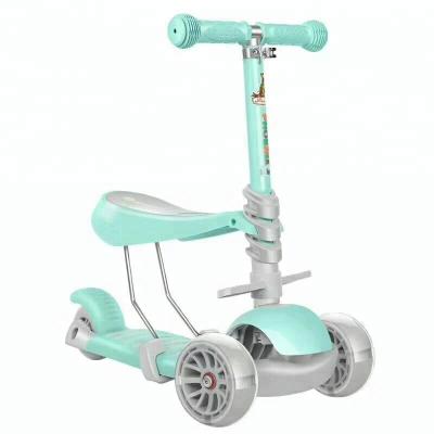 China hot sale kids adjustable 3 in1 child scooter 3 wheel kids adjustable scooter for sale