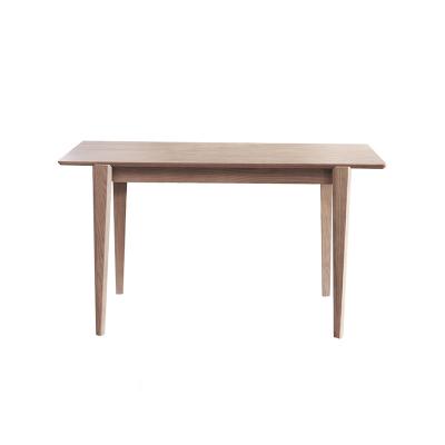 China Adjustable durable ash wood frame (height) stable and non-deformable solid wood dining table for sale