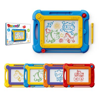 China Kids Painting and Drawing Learning Toy Magnetic Doodle Sketch Board Kids Drawing and Painting Pad Toys with Stamp for sale