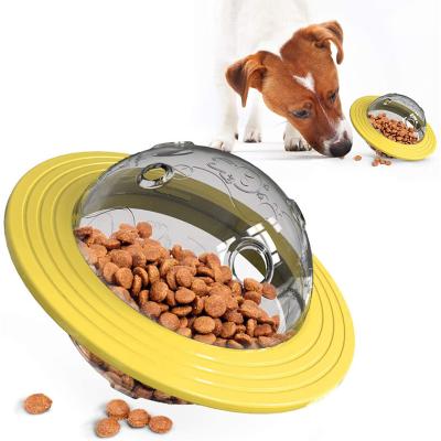 China Interactive Dog Toys Treat Ball Food Slow Feeder IQ Puzzle Feeder Stocked Dispensing Ball for sale