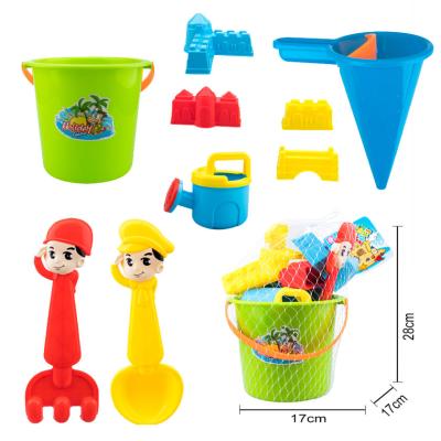 China Funny Beach Sand Toy Summer Outdoor Toys For Interested Kids Sand Toy With Beach Buckets And Shovel for sale