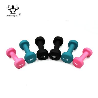 China Universal Vinyl Coated Neoprene Dumbbell Hand Weights For Exercise for sale