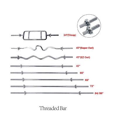 China Universal 14 inch to 86 inch threaded bar with star collars for sale