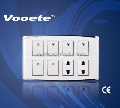 China 2016 luxury new design safe electric switches and socket for sale