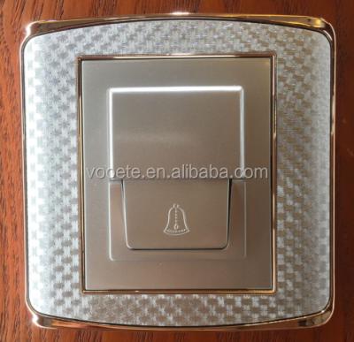 China PC And Stainless Steel Pakistan Electric Waterproof Door Bell Switch for sale