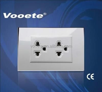 China South American type 3 pin wall socket 86*118 for sale