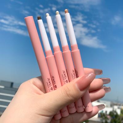 China Waterproof Diamond Glitter Eyeshadow Liner Pencil eyes face highlighter bar Matte Pink Silkworm Champagne Gold lasting EyelinerEye Makeup for sale