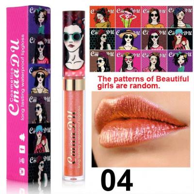 China Matte To Glitter Liquid Lipstick Long Lasting Glitter Lipstick Waterproof Glitter Kit Colors Diamond Red Sparkly Waterproof for sale