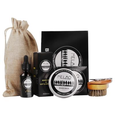 China Other Scent Custom Beard Growth Kit with Organic and Natural Beard Growth Roller and Oil for Men for sale