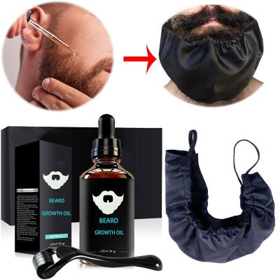 China Private Label Pure Natural Moisturize Mens Beard DEEP CLEANING Smooth Growth Set Grooming Beard Grooming Kit for sale