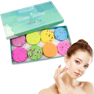 China Private Label Shower Steamers Essential Oil Shower Steamers Tablets Organic Natural Relaxing Set for sale