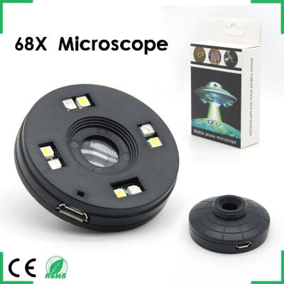 China Universal Telescope Optical Microscope Lens LED Microscope Tablet Lens Phone Education Zoom Clip for sale