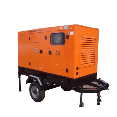 China 100kva diesel generator eMobile with trailer price 100kva diesel generator powered GFS-W80 for sale