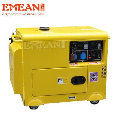 China 5kw home use portable silent diesel generator with best service ED6000SE for sale