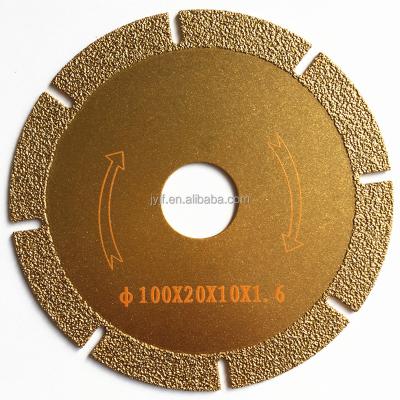 China Vacuum Welded Diamond Dry Cutting Saw Blade Cutting for Quartz for sale