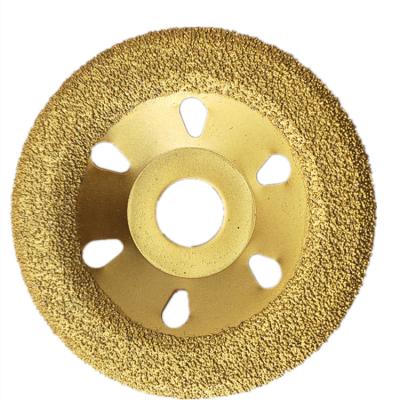 China Grinding / Cutting Diamond Grinding Wheel Vacuum Brazed Diamond Saw Blade / Circular Saw Blade for sale