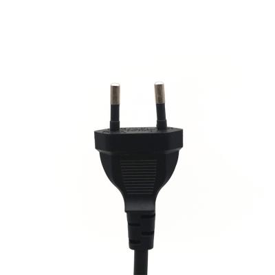 China High Quality Computer Eu Mains Cord 2m 3m 5m Euro Plug EU Power Cable For Desktop PC Monitor Printer for sale