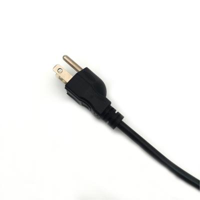 China American Standard Computer Electrical Wire Extension Cable 110V 18 A.W.G. 3 Pin Male Plug To Female for sale